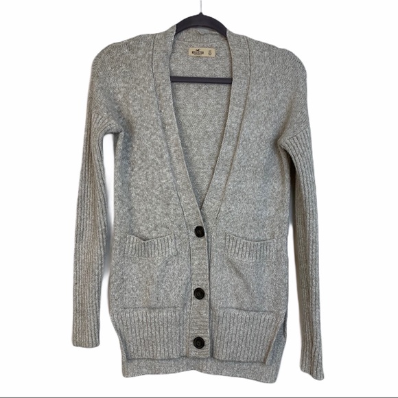 Hollister Tan Cardigan Sweater - Picture 1 of 5